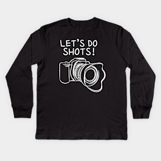 photographer Kids Long Sleeve T-Shirt